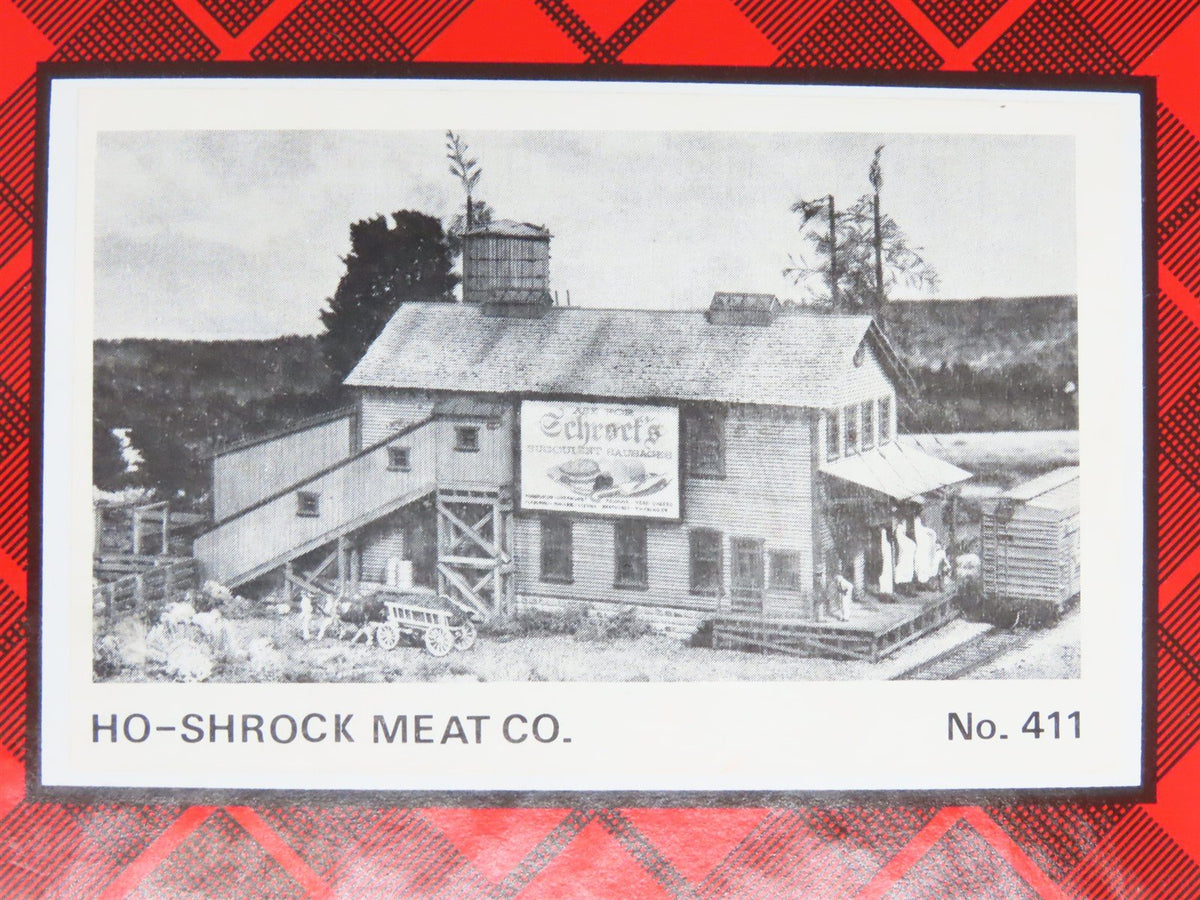 HO Scale Campbell Scale Models Kit #411 F. Schrock Meat Company