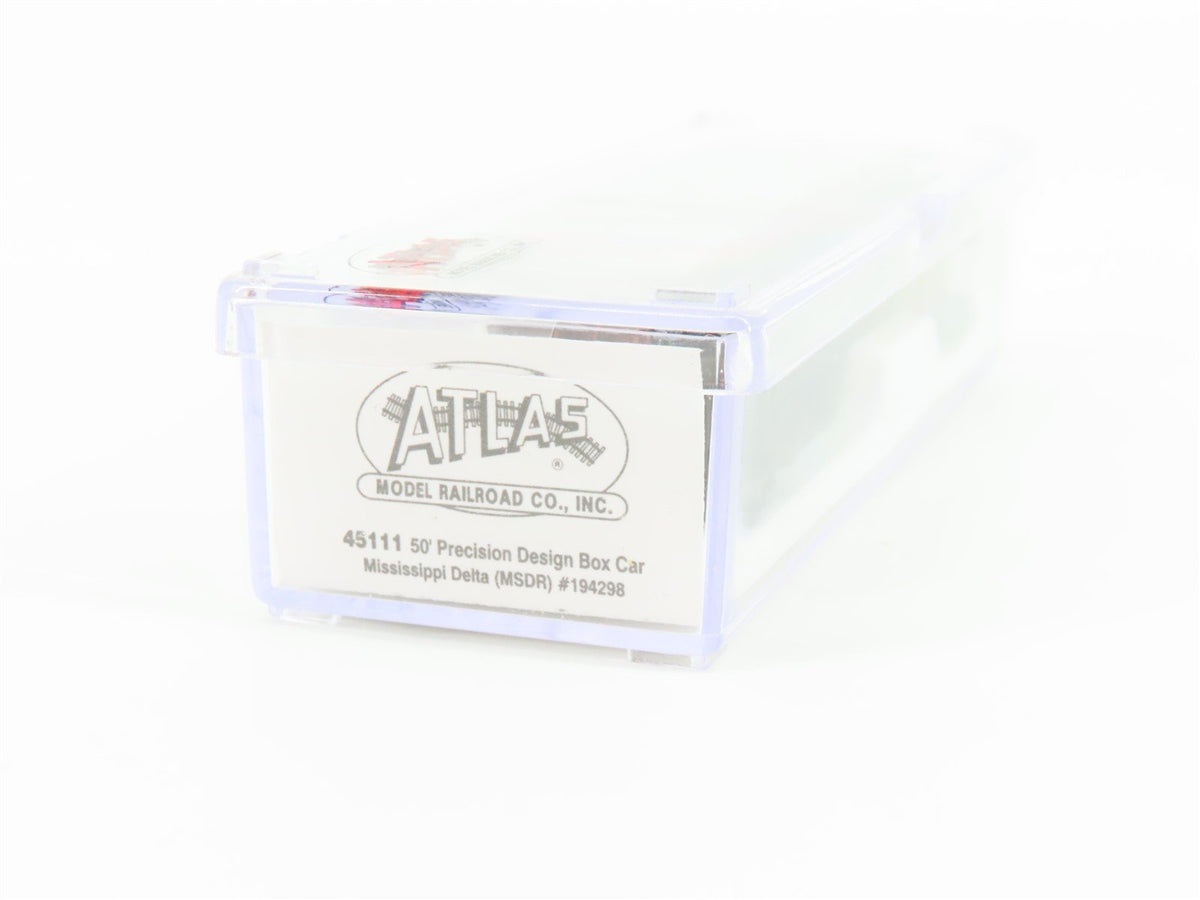 N Atlas 45111 MSDR Mississippi Delta 50&#39; Precision Design Box Car #194298