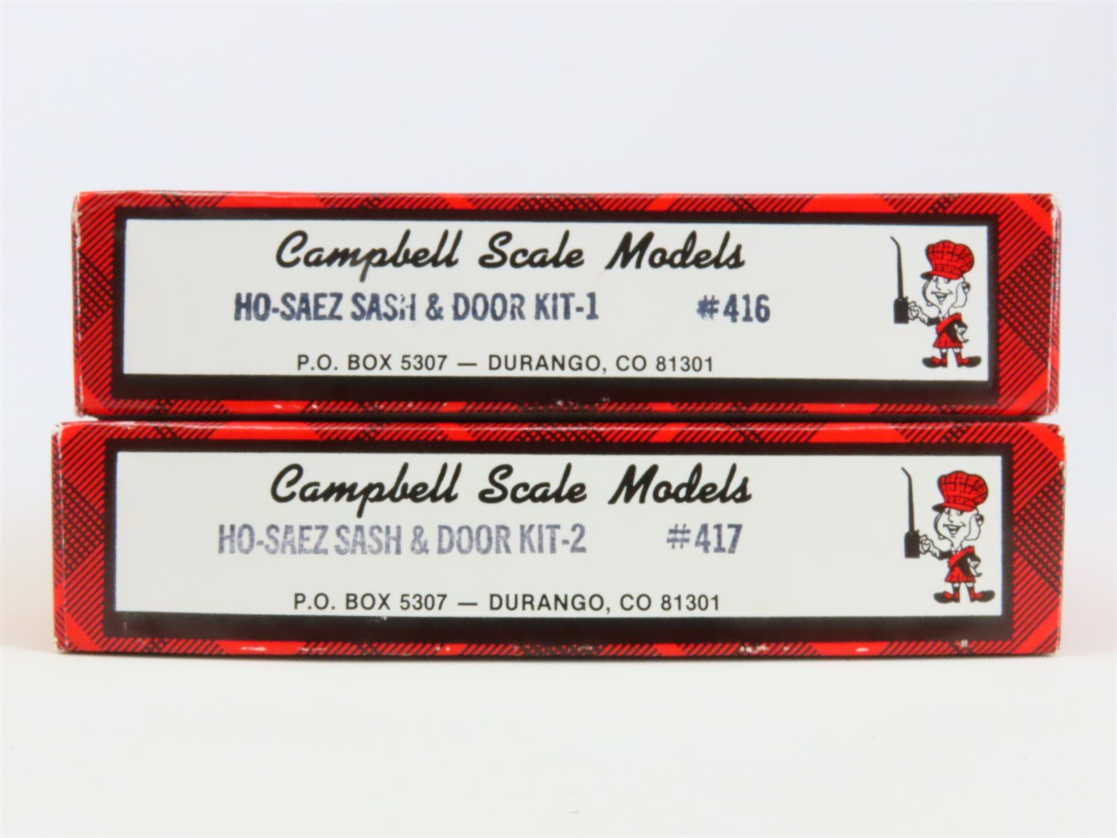 HO Scale Campbell Scale Models Kit #416 & 417 Saez Sash & Door