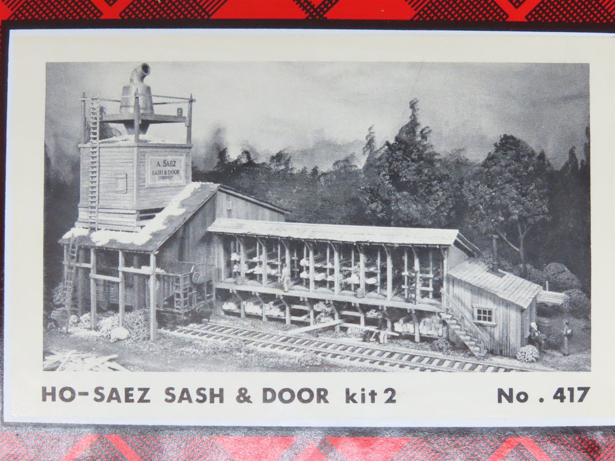 HO Scale Campbell Scale Models Kit #416 &amp; 417 Saez Sash &amp; Door