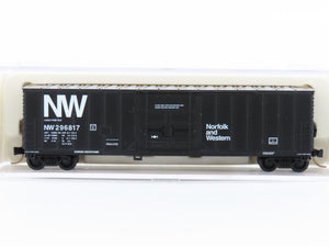 N Scale Atlas 33661 N&W Norfolk & Western 50' FGE Plug Door Box Car #296817