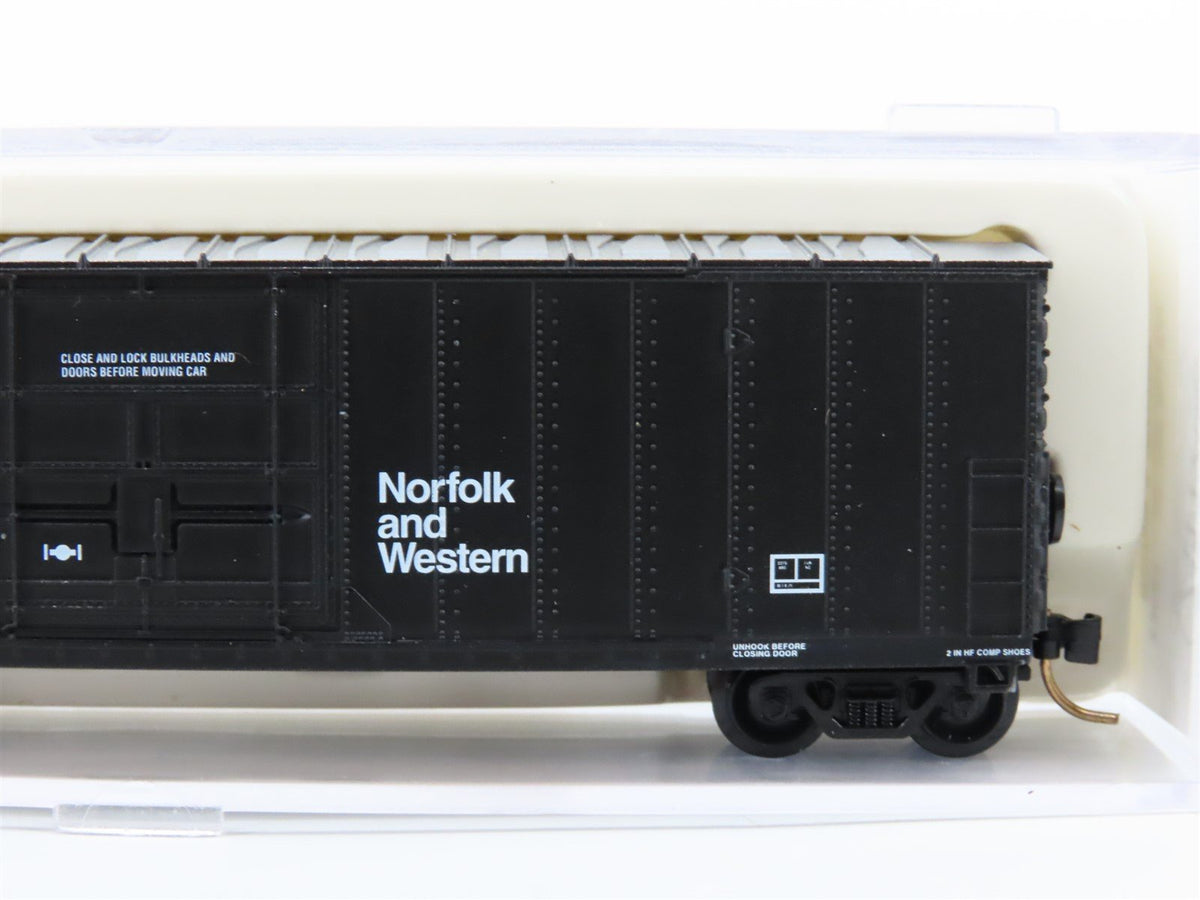 N Scale Atlas 33661 N&amp;W Norfolk &amp; Western 50&#39; FGE Plug Door Box Car #296817