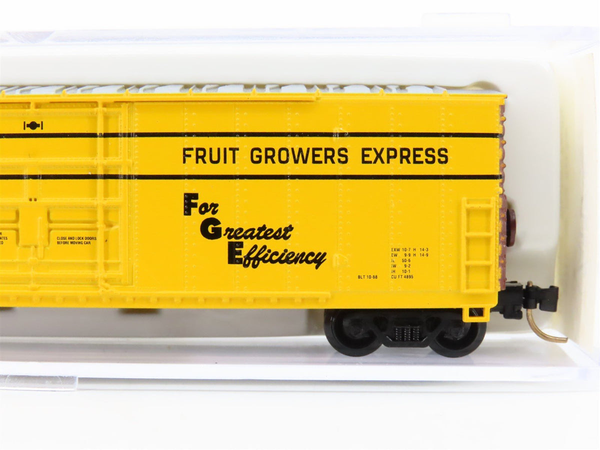 N Scale Atlas 33711 WPRX FGE &quot;Stripes&quot; Fruit Growers Express 50&#39; Box Car #97012