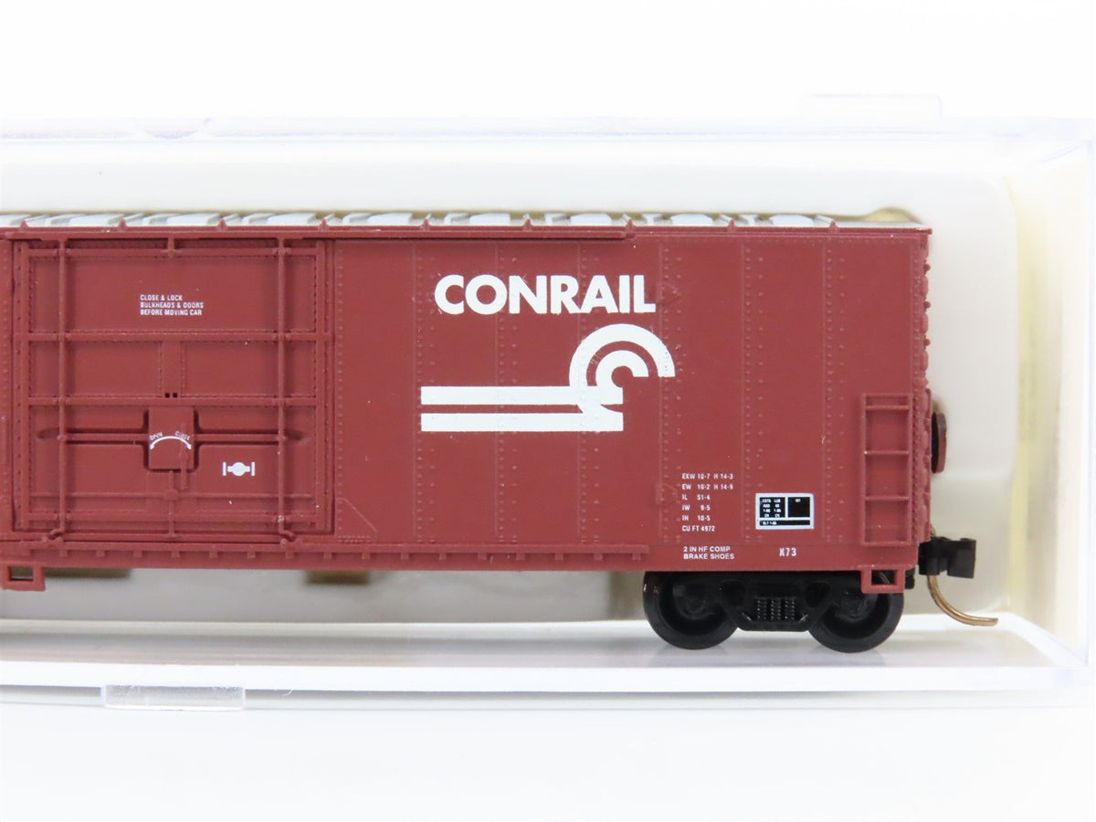 N Scale Atlas 33681 CR Conrail 50&#39; FGE Plug Door Box Car #369284