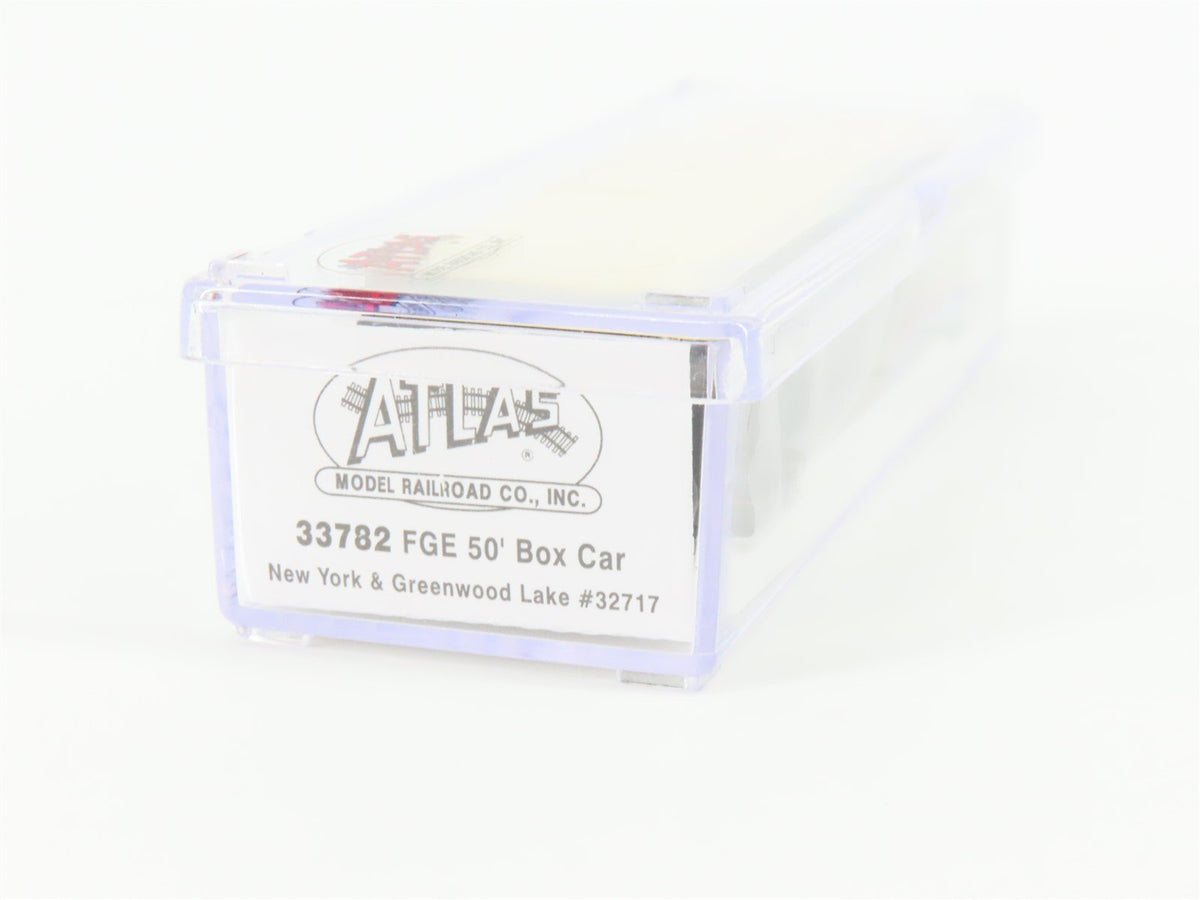 N Atlas 33782 ALAB New York &amp; Greenwood Lake 50&#39; FGE Plug Door Box Car #32717