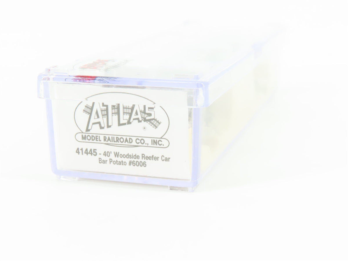 N Scale Atlas 41445 BAR &quot;Maine Potatoes&quot; 40&#39; Woodside Reefer #6006