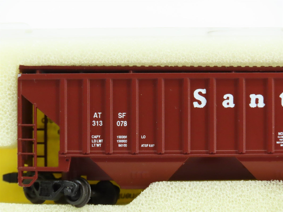 N Scale Precision Masters 1402 ATSF Santa Fe 3-Bay Covered Hopper #313078