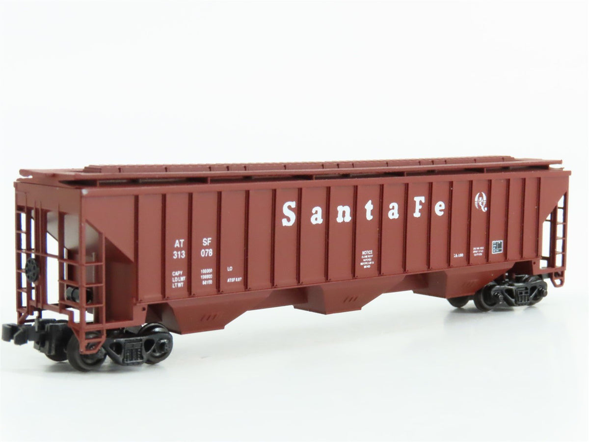 N Scale Precision Masters 1402 ATSF Santa Fe 3-Bay Covered Hopper #313078