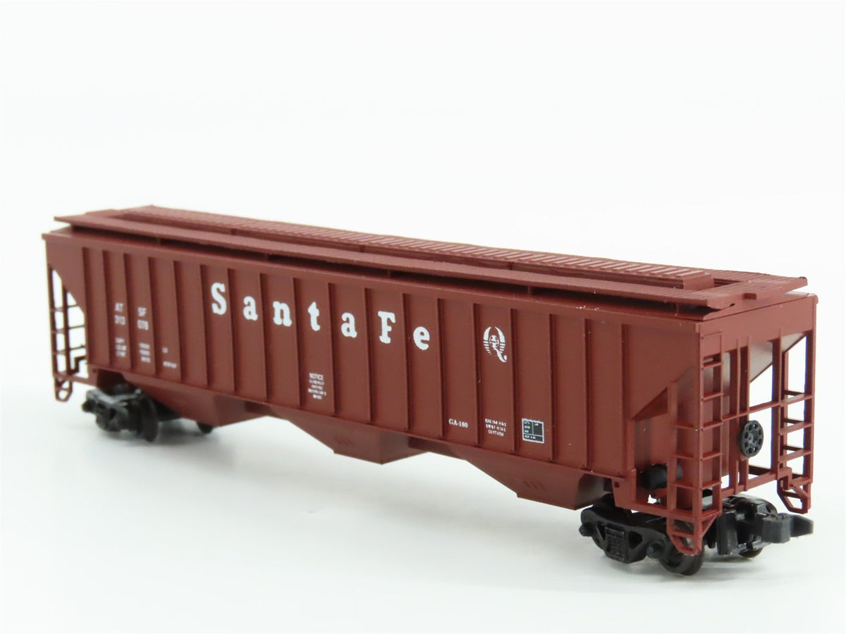 N Scale Precision Masters 1402 ATSF Santa Fe 3-Bay Covered Hopper #313078