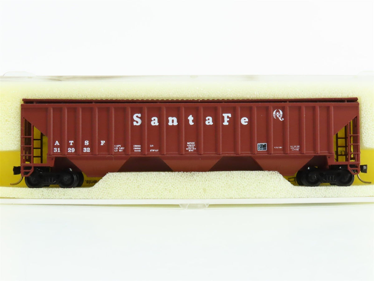 N Scale Precision Masters 1402 ATSF Santa Fe 3-Bay Covered Hopper #312932