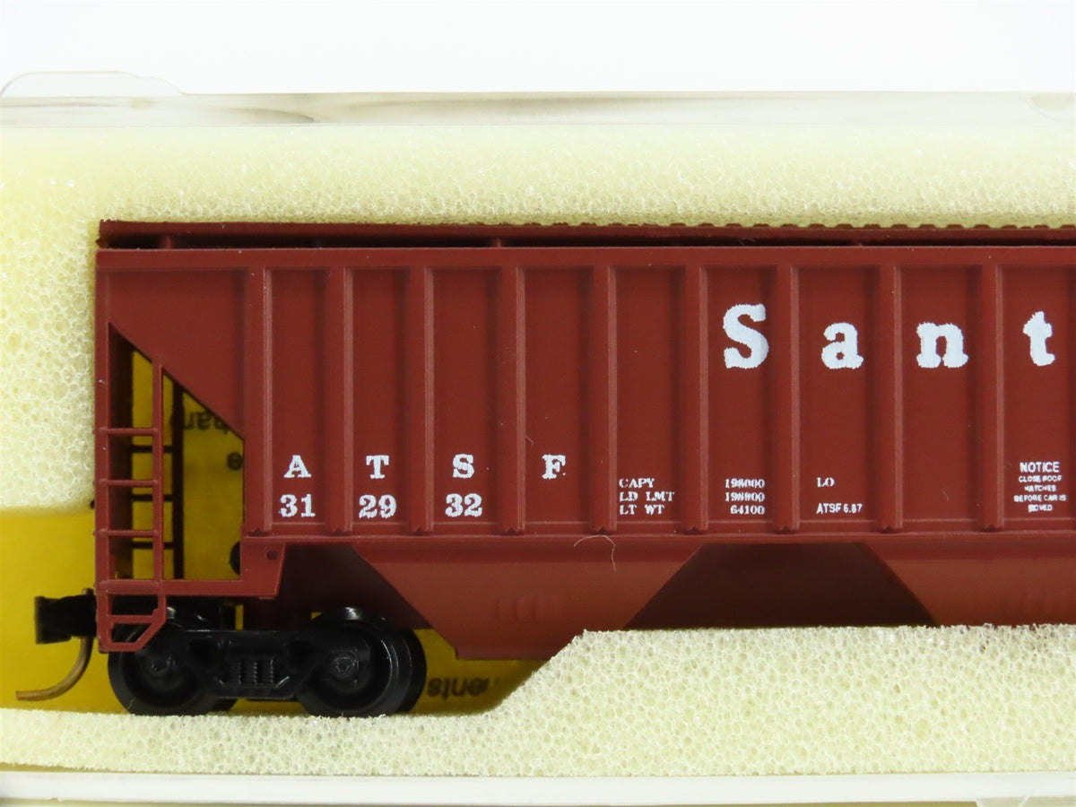 N Scale Precision Masters 1402 ATSF Santa Fe 3-Bay Covered Hopper #312932