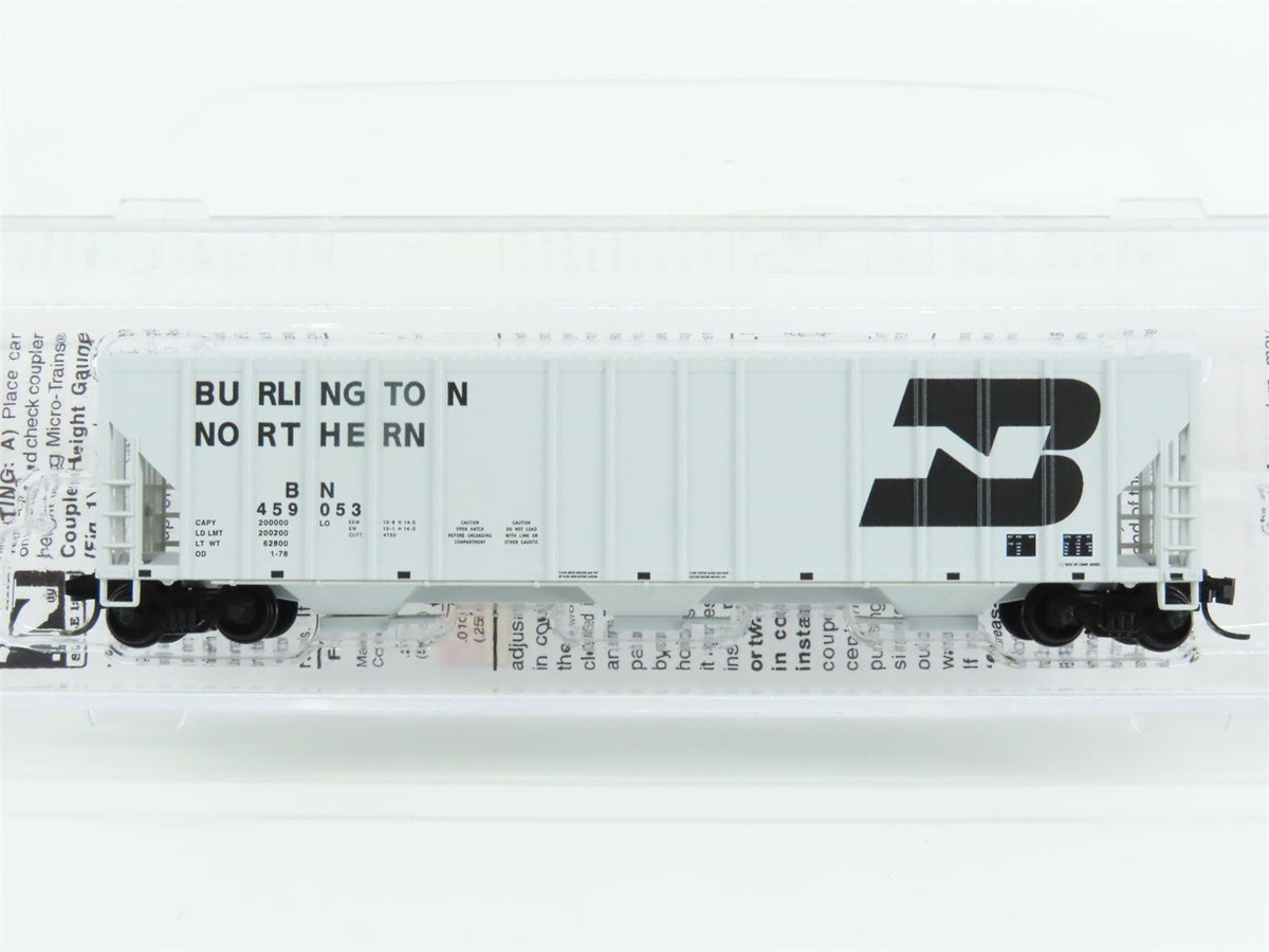 N Scale MicroTrains MTL 09900312 BN Burlington Northern 3-Bay Hopper Car #459053