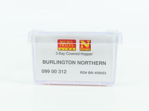 N Scale MicroTrains MTL 09900312 BN Burlington Northern 3-Bay Hopper Car #459053