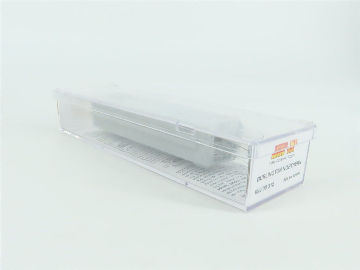 N Scale MicroTrains MTL 09900312 BN Burlington Northern 3-Bay Hopper Car #459053