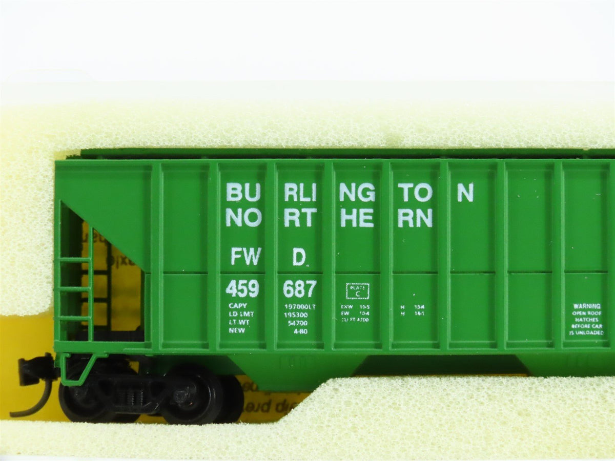 N Scale Precision Masters 1705 FWD BN Burlington Northern 3-Bay Hopper #459687