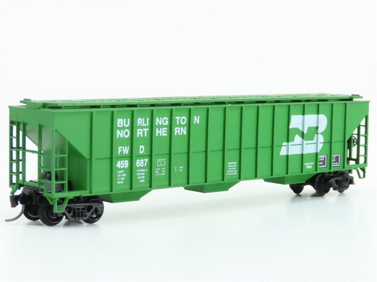 N Scale Precision Masters 1705 FWD BN Burlington Northern 3-Bay Hopper #459687