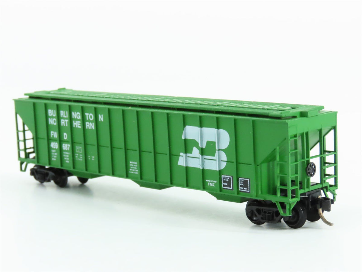 N Scale Precision Masters 1705 FWD BN Burlington Northern 3-Bay Hopper #459687