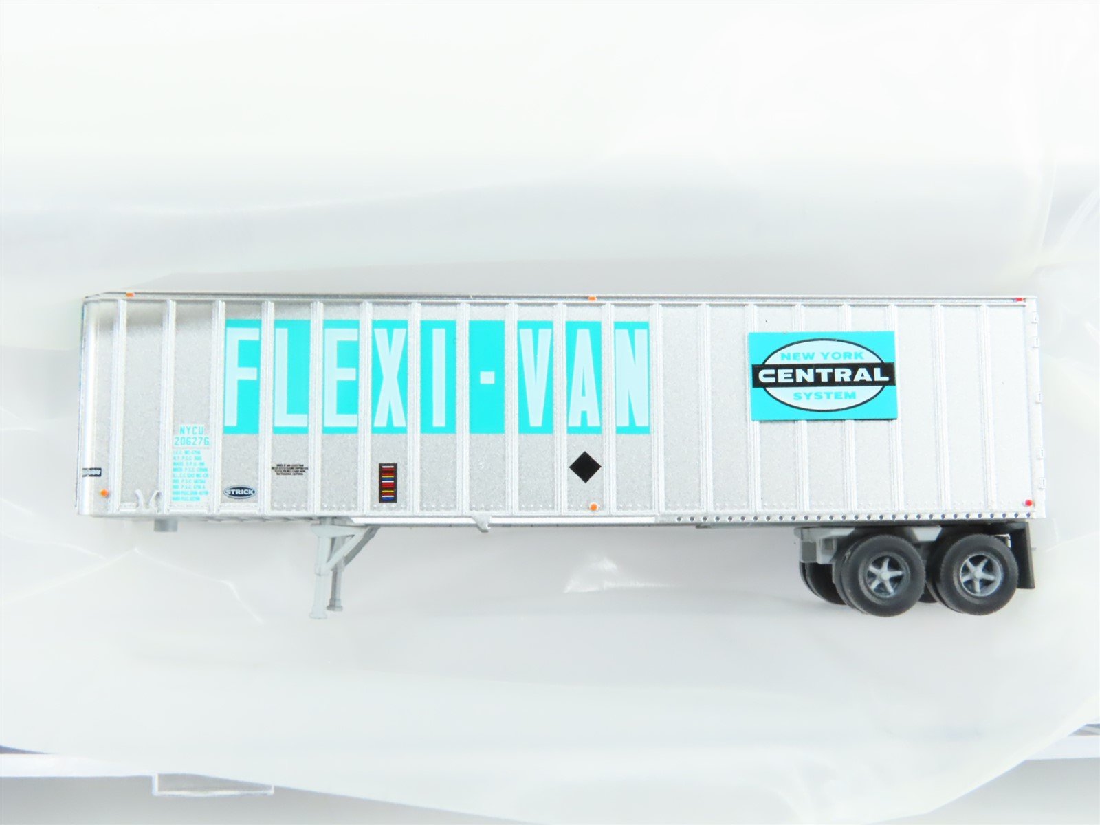 N Scale Trainworx 40432-26 NYC New York Central 40' Flexi-Van Trailer #206276