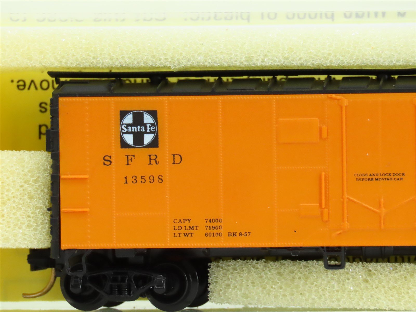 N Scale Precision Masters 1921 SFRD Santa Fe Chief Steel Reefer #13598