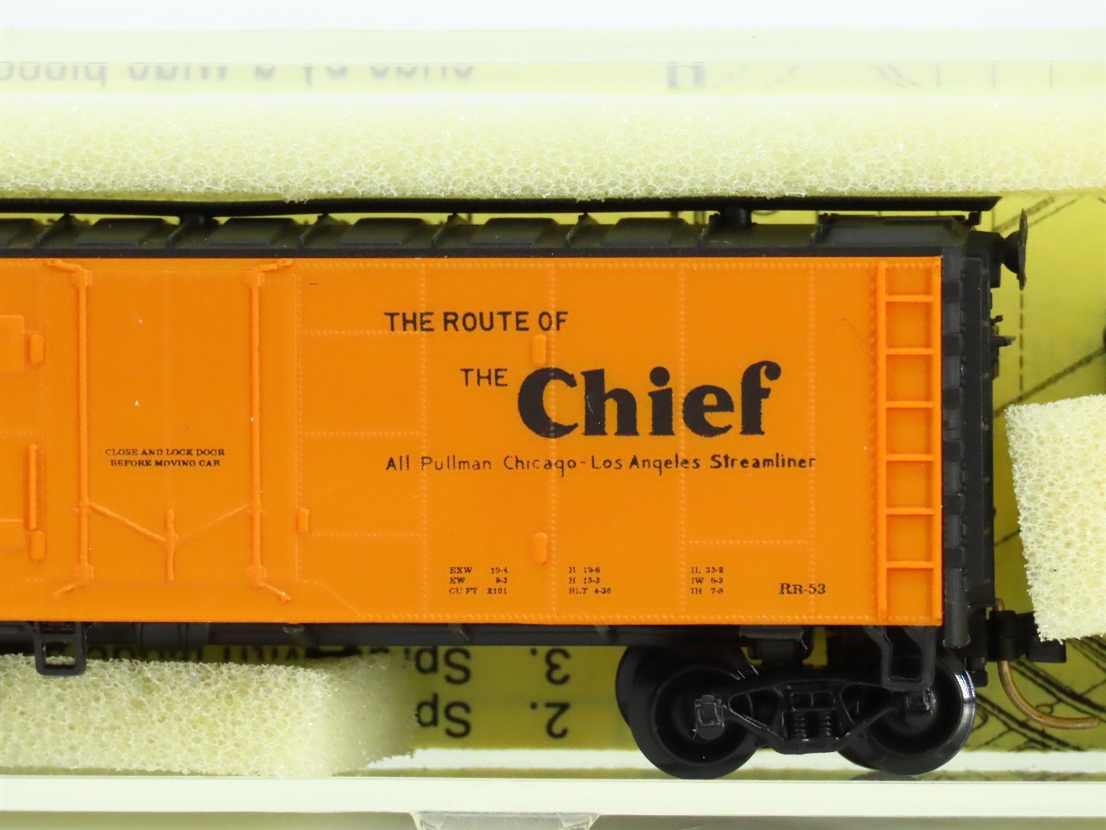 N Scale Precision Masters 1921 SFRD Santa Fe Chief Steel Reefer #13598