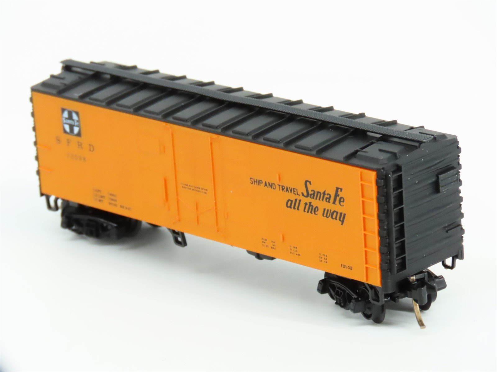N Scale Precision Masters 1921 SFRD Santa Fe Chief Steel Reefer #13598