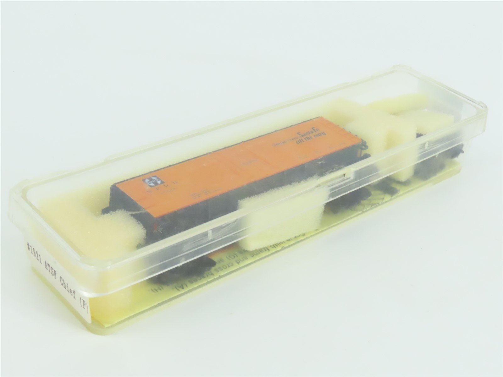 N Scale Precision Masters 1921 SFRD Santa Fe Chief Steel Reefer #13598