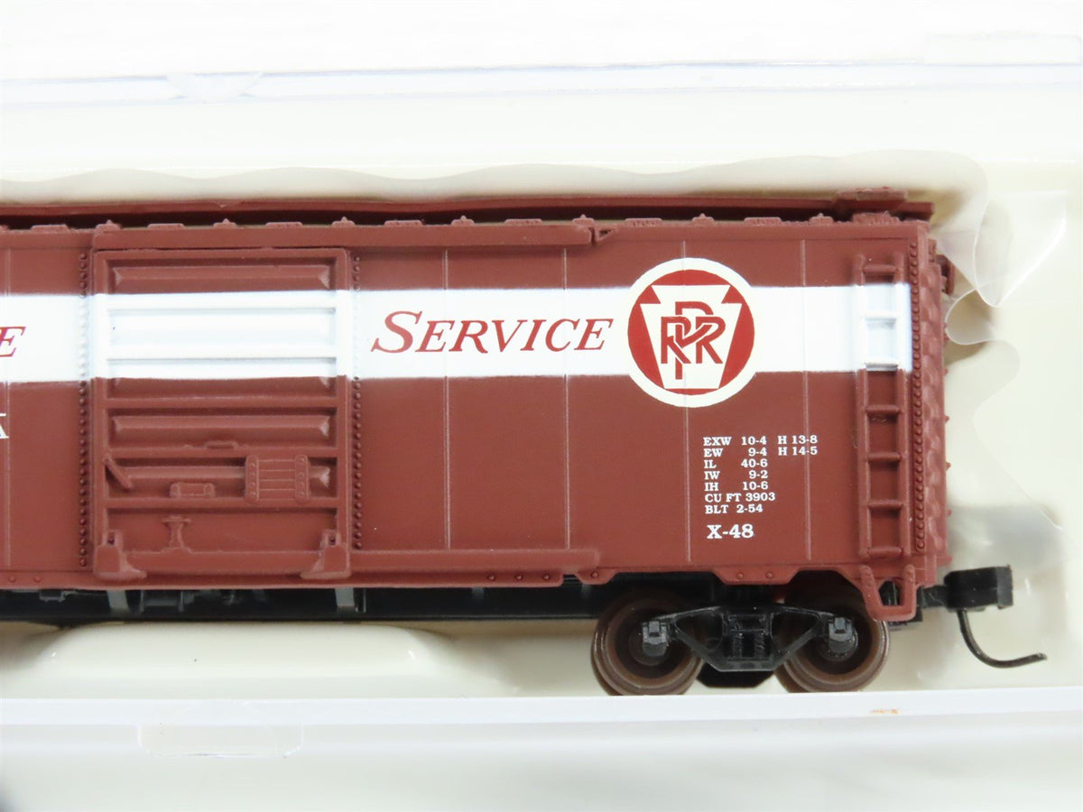 N Scale Atlas 34333 PRR Pennsylvania &quot;Merchandise Service&quot; 40&#39; Boxcar #47007