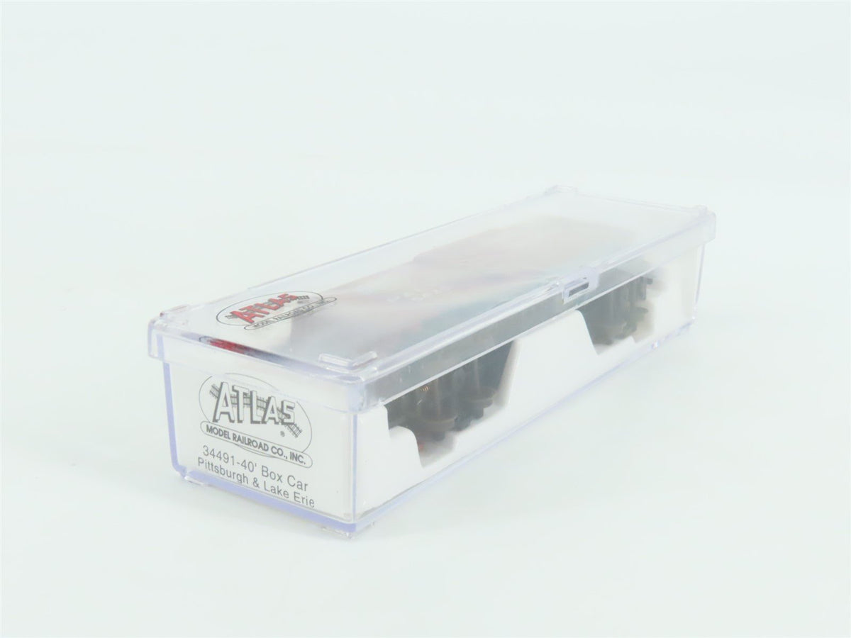 N Scale Atlas 34491 P&amp;LE Railway &quot;Serves The Steel Centers&quot; 40&#39; Boxcar #5425