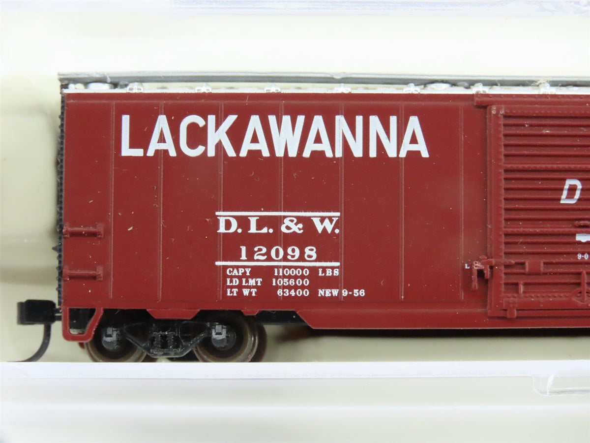 N Scale Atlas 38904 DL&amp;W Lackawanna 50&#39; Single Door Boxcar #12098