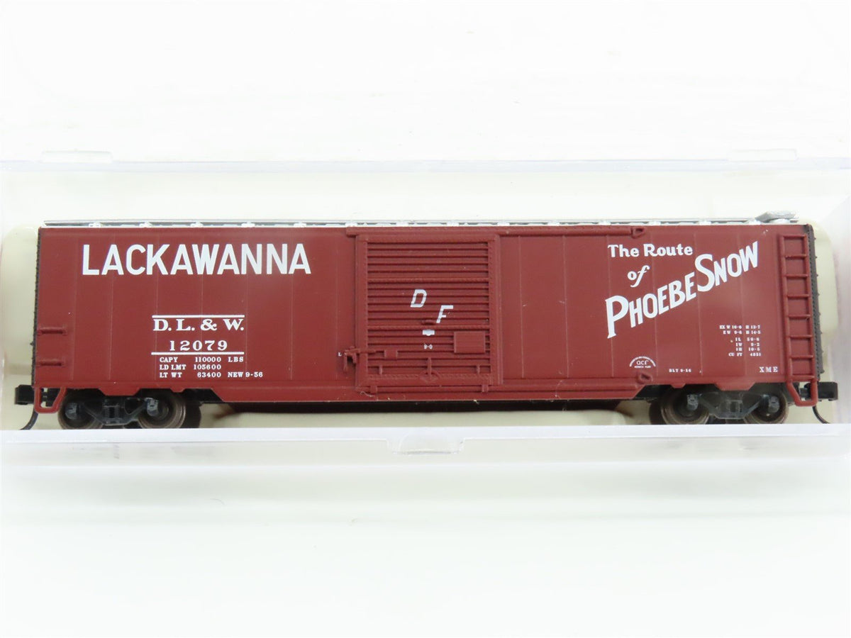 N Scale Atlas 38903 DL&amp;W Lackawanna 50&#39; Single Door Boxcar #12079