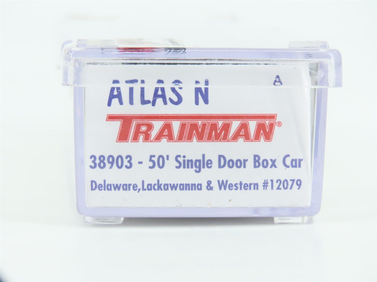 N Scale Atlas 38903 DL&amp;W Lackawanna 50&#39; Single Door Boxcar #12079