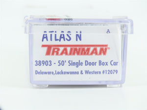 N Scale Atlas 38903 DL&W Lackawanna 50' Single Door Boxcar #12079