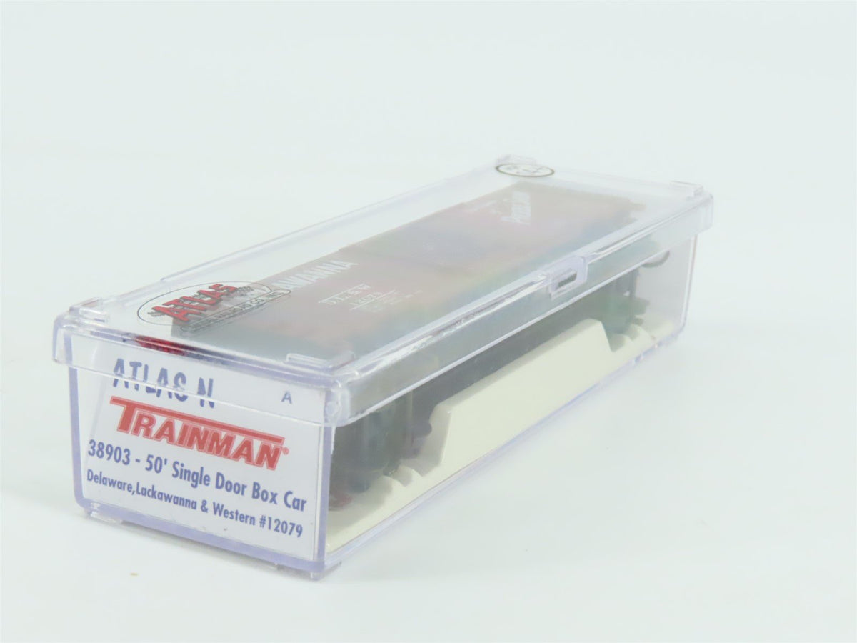 N Scale Atlas 38903 DL&amp;W Lackawanna 50&#39; Single Door Boxcar #12079