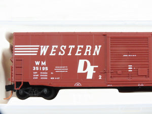 N Scale Atlas 45051 WM Western Maryland 50' Single Door Boxcar #35195
