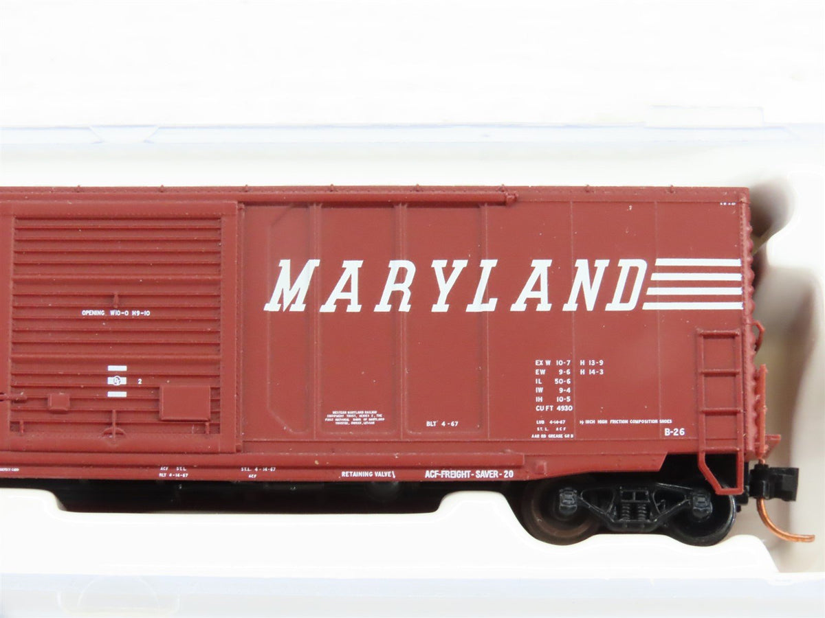N Scale Atlas 45051 WM Western Maryland 50&#39; Single Door Boxcar #35195