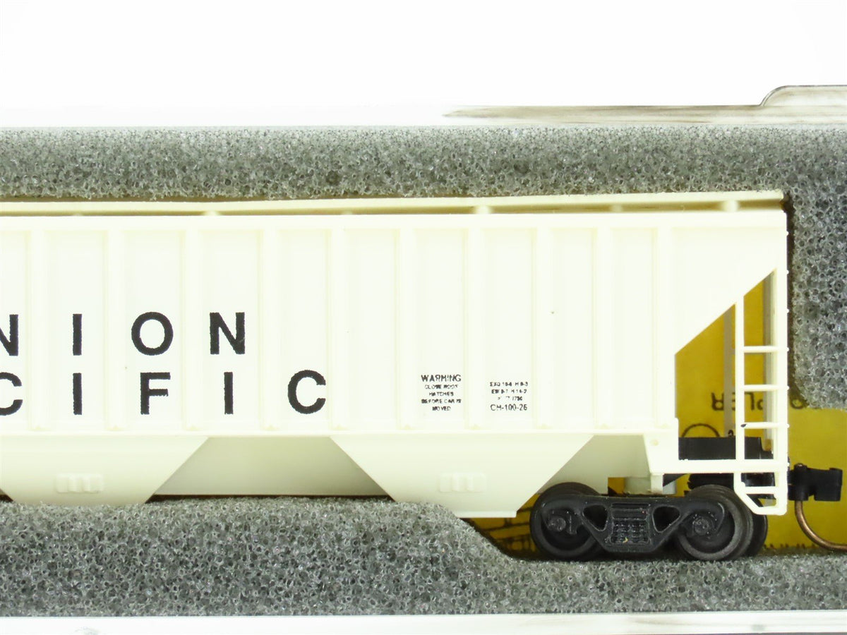 N Scale Precision Masters 1401 UP Union Pacific 3-Bay Covered Hopper #71978