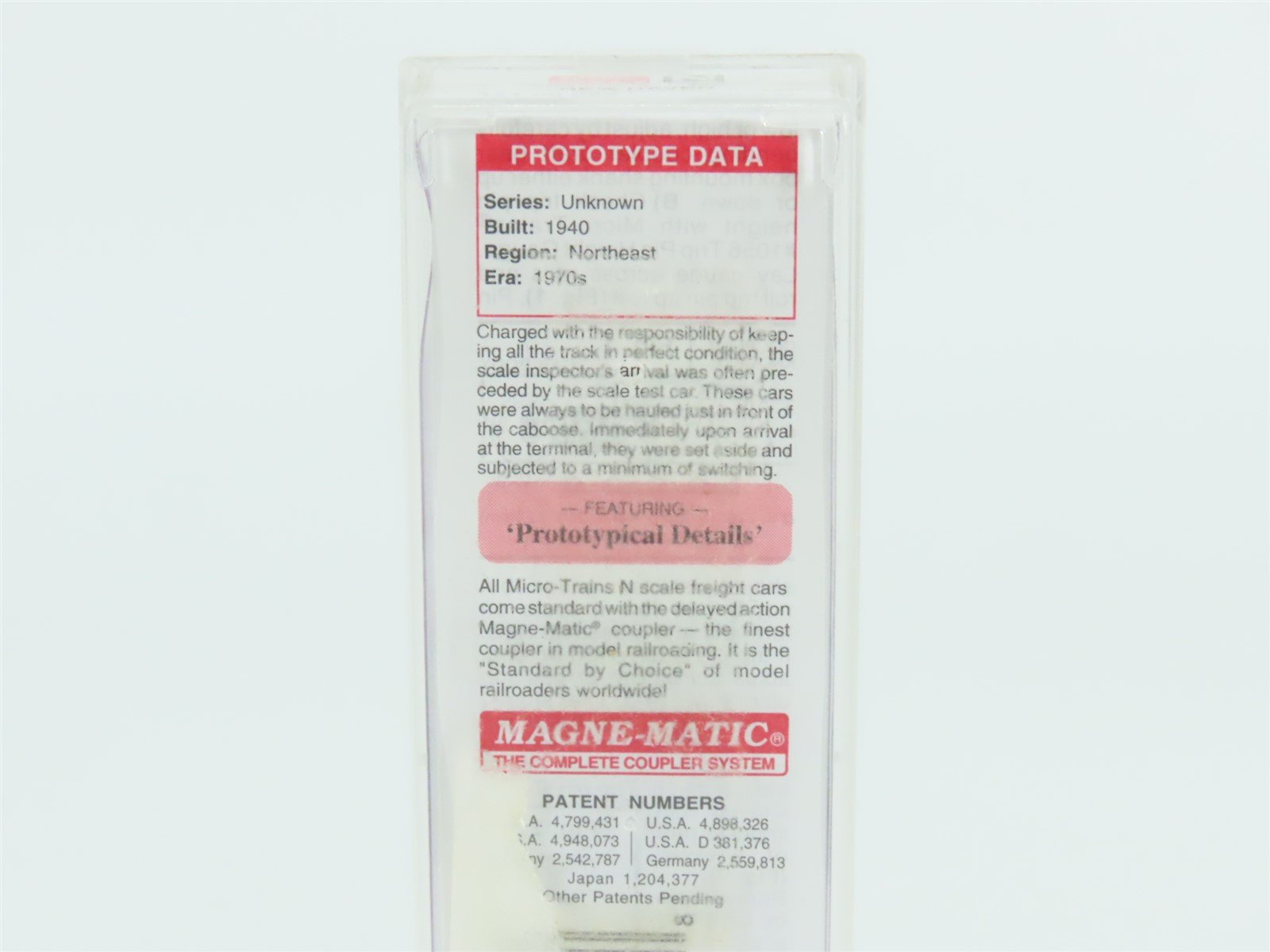 N Scale Micro-Trains MTL 12100080 NH New Haven Scale Car #M-23