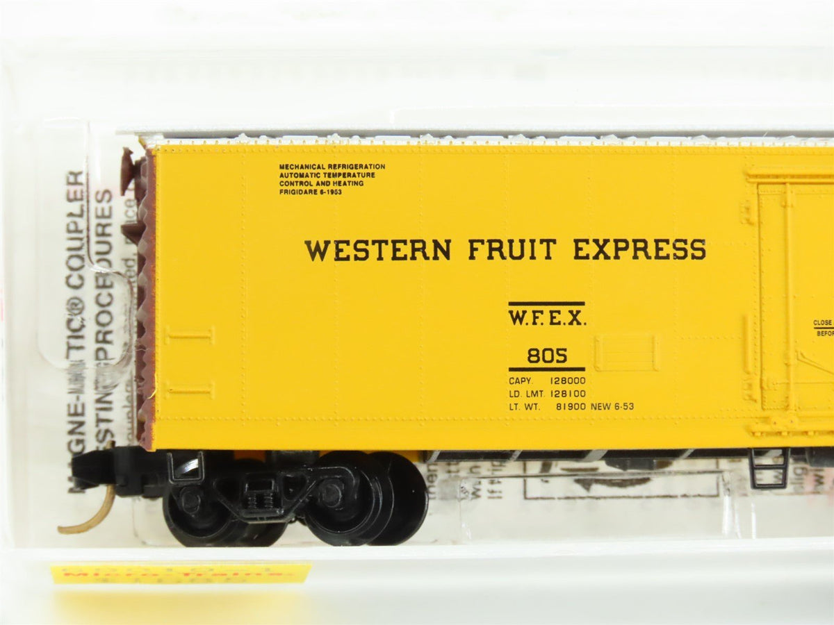 N Scale Micro-Trains MTL 69010/1 WFEX Western Fruit Express 51&#39; Reefer Car #805
