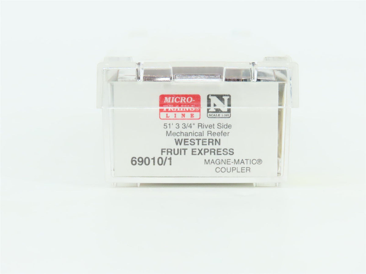 N Scale Micro-Trains MTL 69010/1 WFEX Western Fruit Express 51&#39; Reefer Car #805