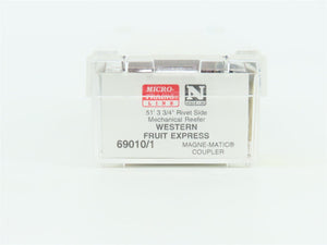 N Scale Micro-Trains MTL 69010/1 WFEX Western Fruit Express 51' Reefer Car #805