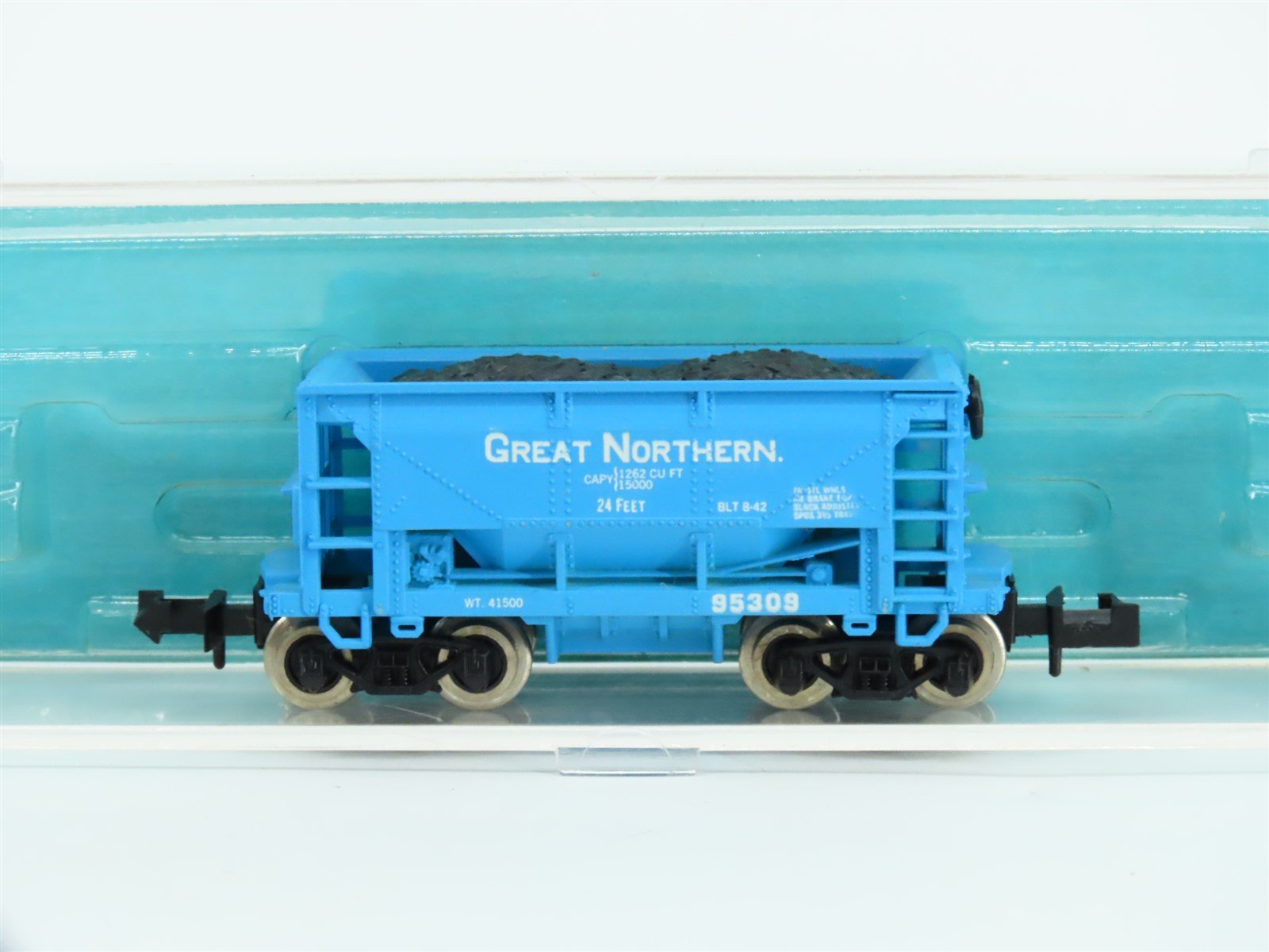 N Scale Atlas 3210 GN Great Northern Big Sky Blue Ore Car #95309
