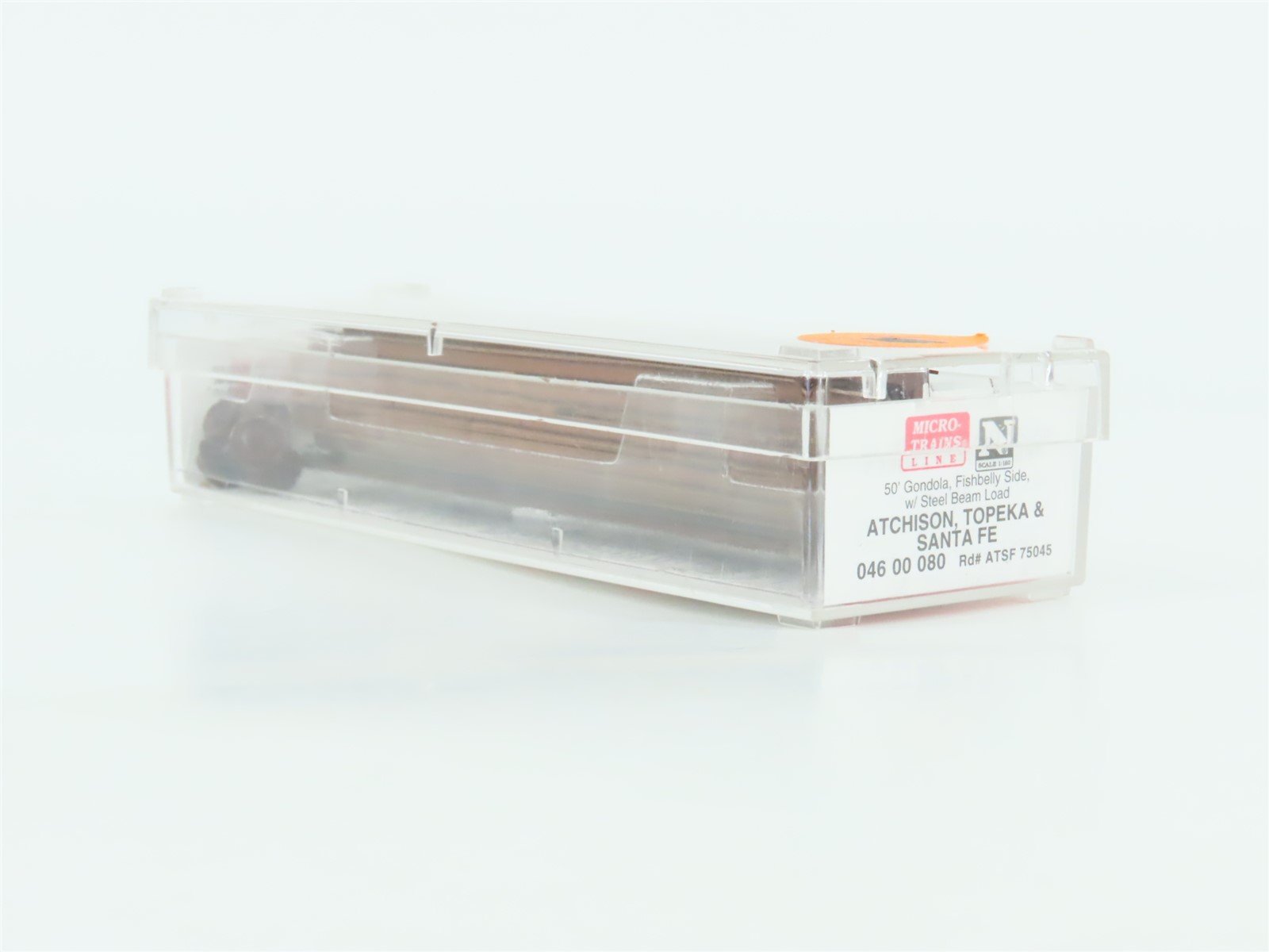 N Scale Micro-Trains MTL 04600080 ATSF Santa Fe 50' Gondola Car #75045 w/ Load