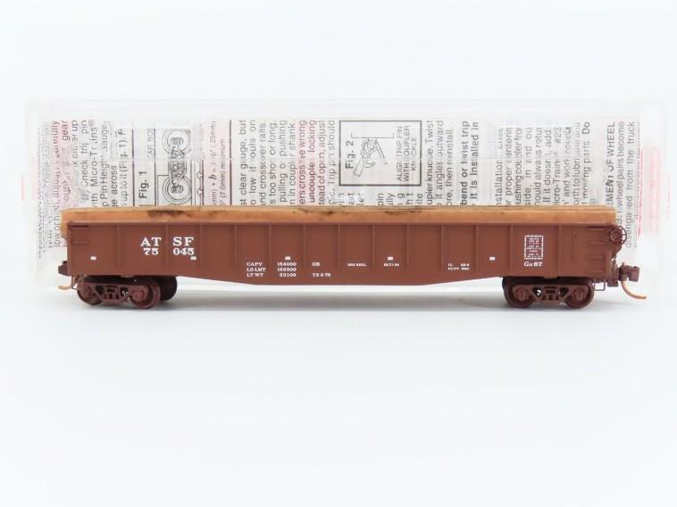 N Scale Micro-Trains MTL 04600080 ATSF Santa Fe 50' Gondola Car #75045 w/ Load