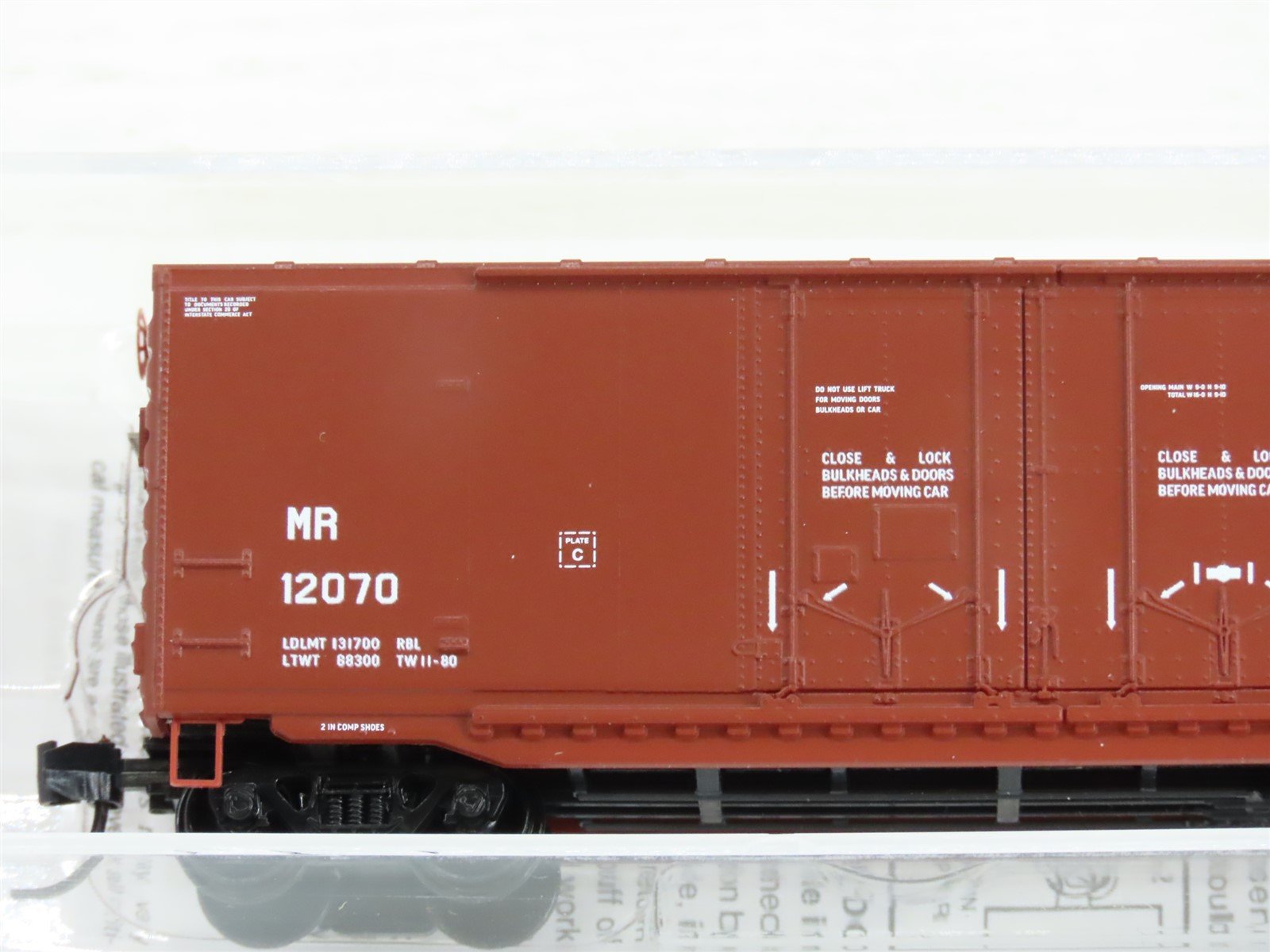 N Micro-Trains MTL 07500210 MR McCloud River 50' Double Plug Door Boxcar #12070