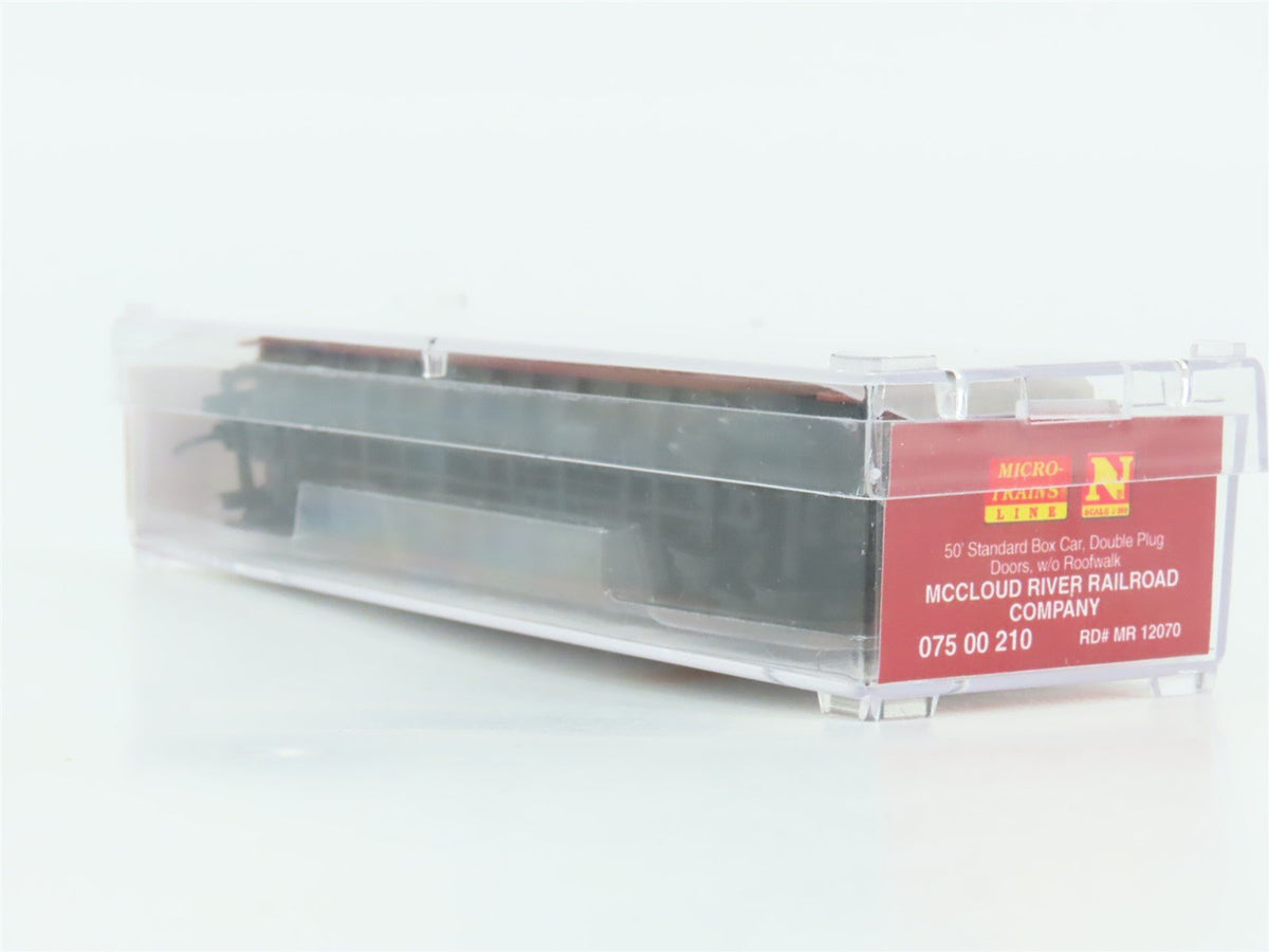 N Micro-Trains MTL 07500210 MR McCloud River 50&#39; Double Plug Door Boxcar #12070