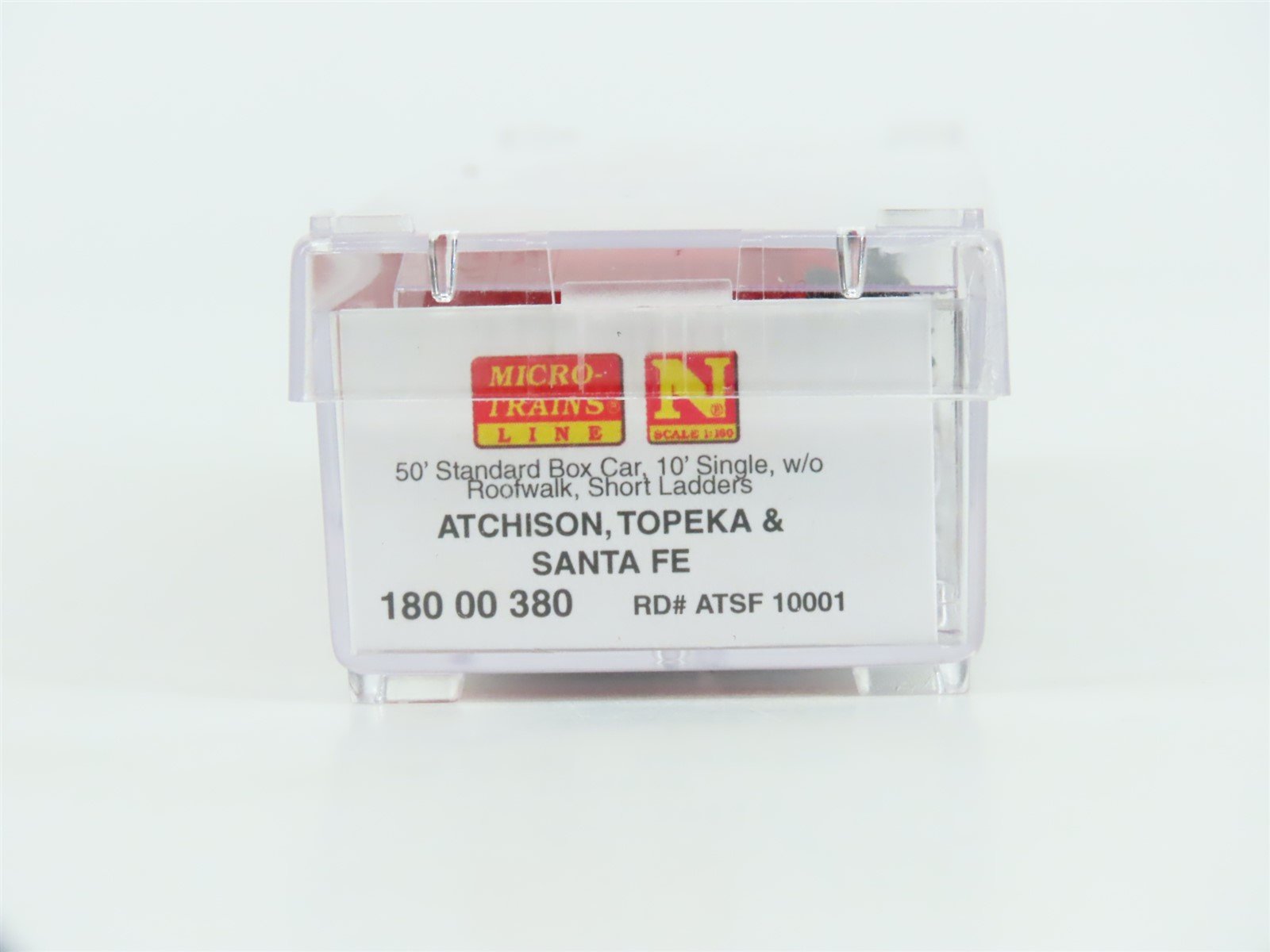 N Scale Micro-Trains MTL 18000380 ATSF Santa Fe 50' Standard Boxcar #10001