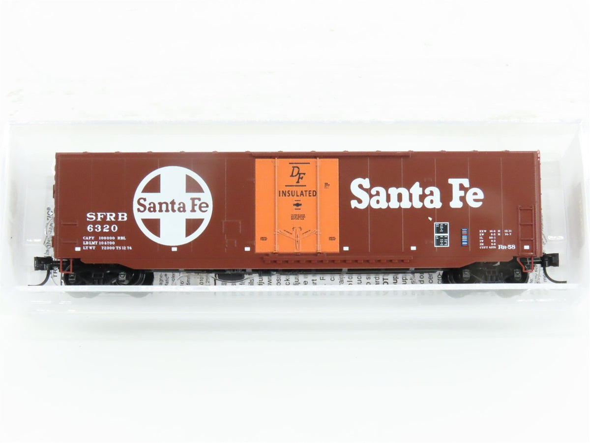 N Scale Micro-Trains MTL 18100810 SFRB Santa Fe 50&#39; Standard Boxcar #6320