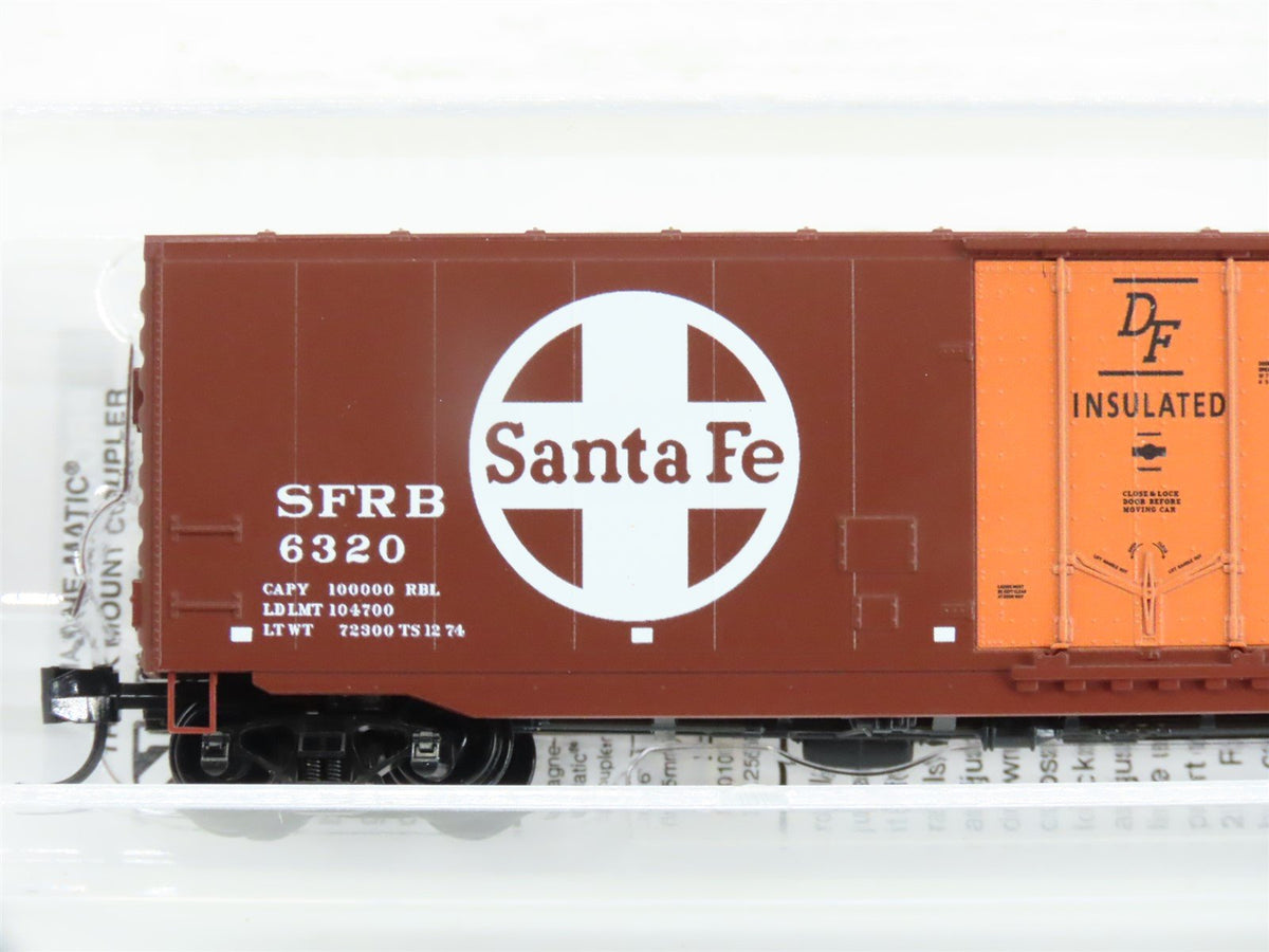 N Scale Micro-Trains MTL 18100810 SFRB Santa Fe 50&#39; Standard Boxcar #6320