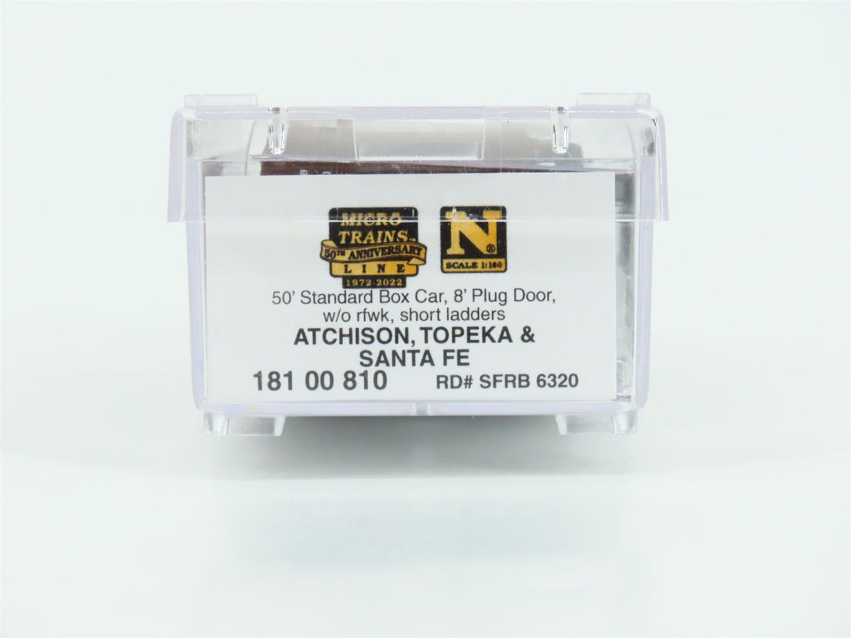 N Scale Micro-Trains MTL 18100810 SFRB Santa Fe 50&#39; Standard Boxcar #6320