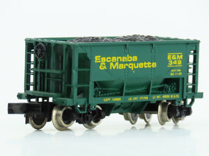 N Scale Atlas 3209 E&M Escanaba & Marquette Railroad 70 Ton Ore Car #348
